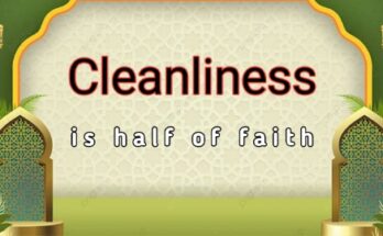 Cleanliness is half of faith